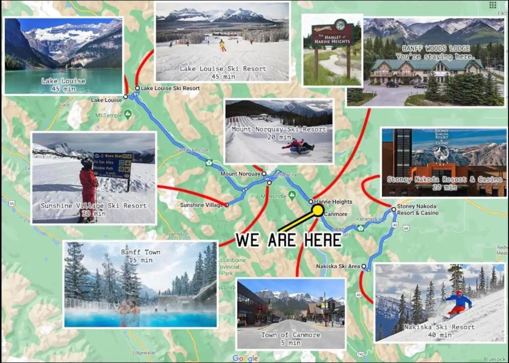 Mountainview -Privatechalet Sleep7- 5Min To Dt Vacation Home Canmore Exterior foto